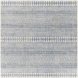 Hauteloom Madras MADRA Navy Machine Made Polypropylene Rug