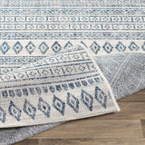 Hauteloom Madras MADRA Navy Machine Made Polypropylene Rug