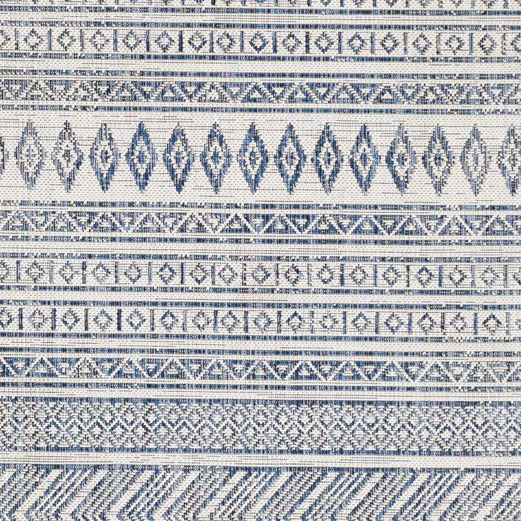 Hauteloom Madras MADRA Navy Machine Made Polypropylene Rug