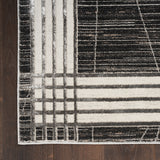 nourison desire dsr01 charcoal silver rug