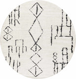 Hauteloom Maguyam MAGU Black Machine Made Polyester Rug