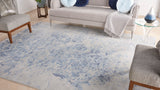 nourison silk shadows sha18 grey blue rug