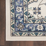 nourison nourison essentials nre05 ivory blue rug