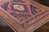 Hauteloom Malamote MALAM Dark Pink Machine Made Polyester Rug