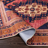 Hauteloom Malamote MALAM Dark Pink Machine Made Polyester Rug