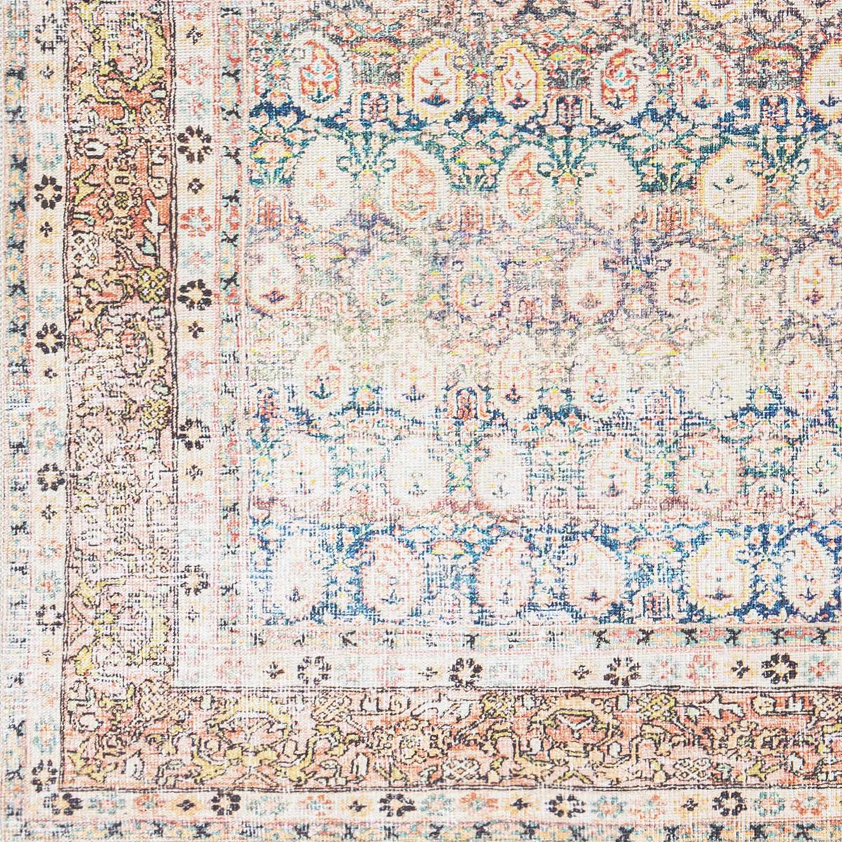 Hauteloom Maligaya MALIG Beige Machine Made Polyester Rug