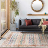 Hauteloom Maligaya MALIG Beige Machine Made Polyester Rug