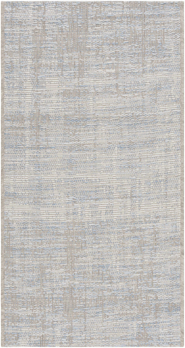 Hauteloom Manzanita MANZ Pale Blue Machine Made Polypropylene Rug