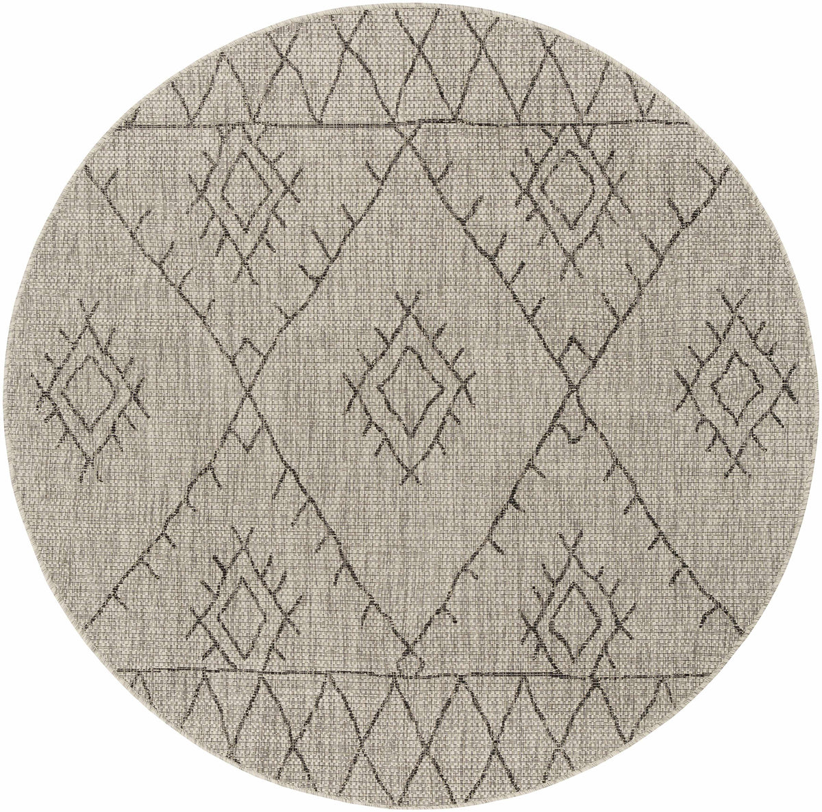 Hauteloom Marwood MARW Black Machine Made Polypropylene Rug