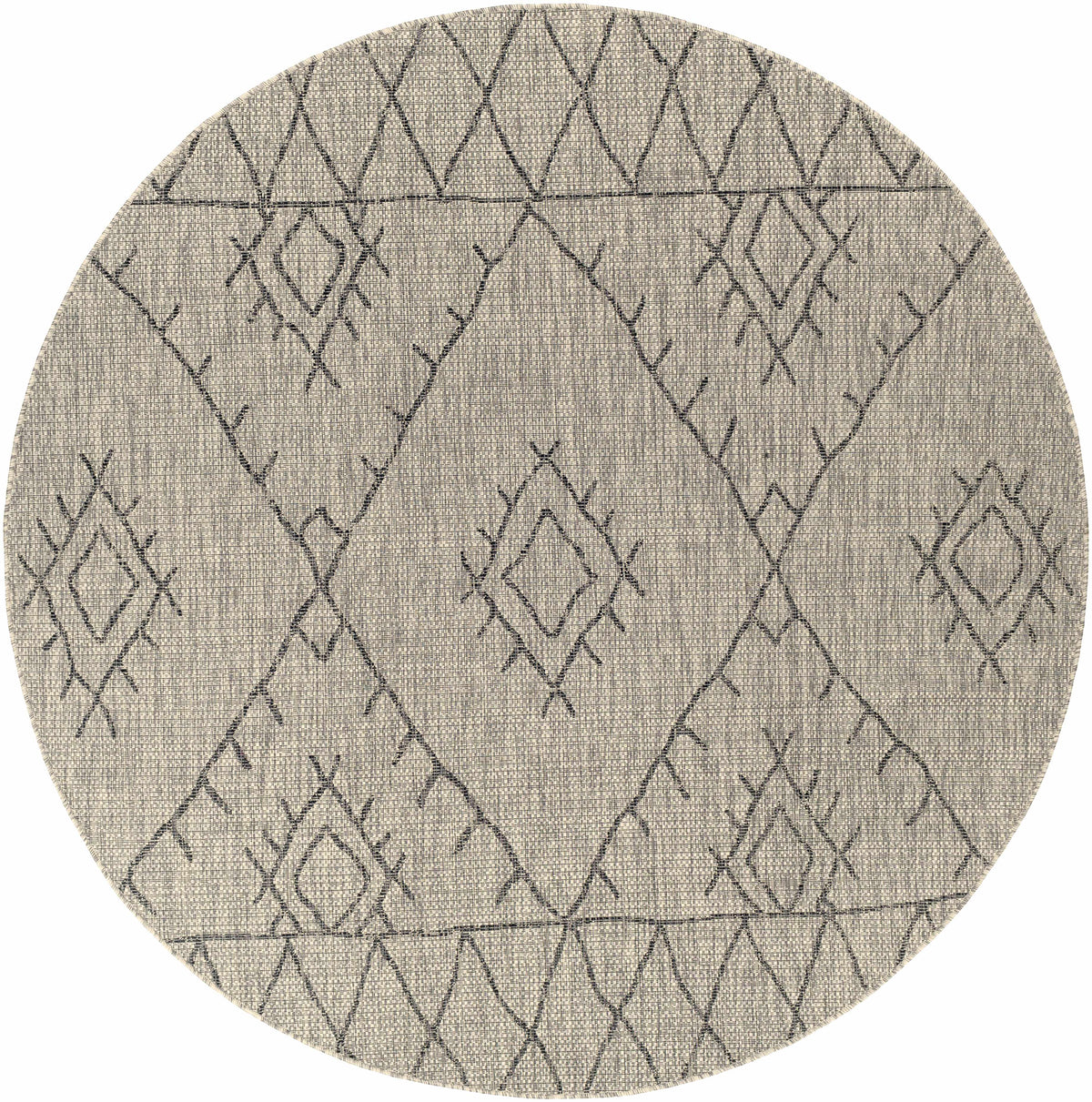 Hauteloom Marwood MARW Black Machine Made Polypropylene Rug