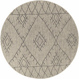 Hauteloom Marwood MARW Black Machine Made Polypropylene Rug