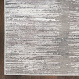 nourison abstract hues abh03 grey white rug