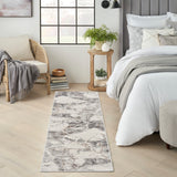 nourison elation etn13 ivory grey rug