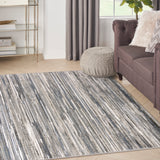 nourison serenity home srh03 ivory grey blue rug