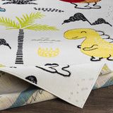 Hauteloom McKail MCKA White Machine Made Polypropylene Rug