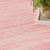 nourison washable essentials wae01 pink rug