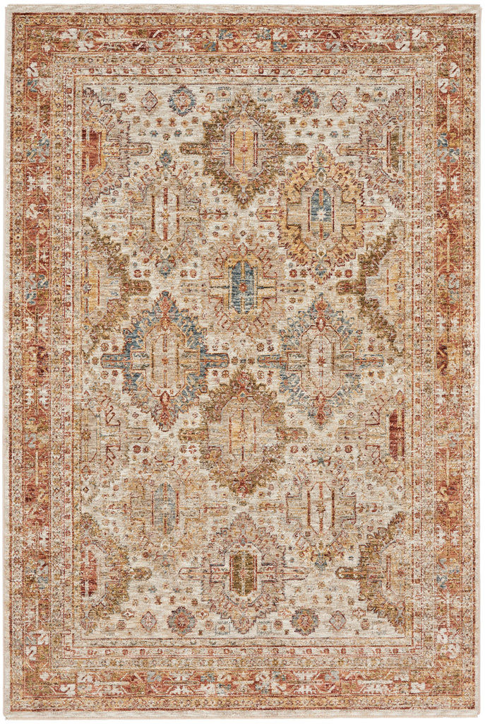 nourison sahar shr01 ivory multicolor rug