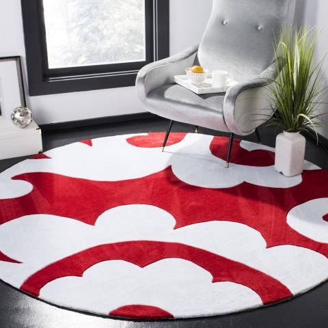 safavieh clearance modern art mda633a red rug
