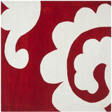 safavieh clearance modern art mda633a red rug