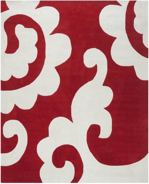 safavieh clearance modern art mda633a red rug