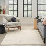 nourison modern comfort mnc02 ivory black rug