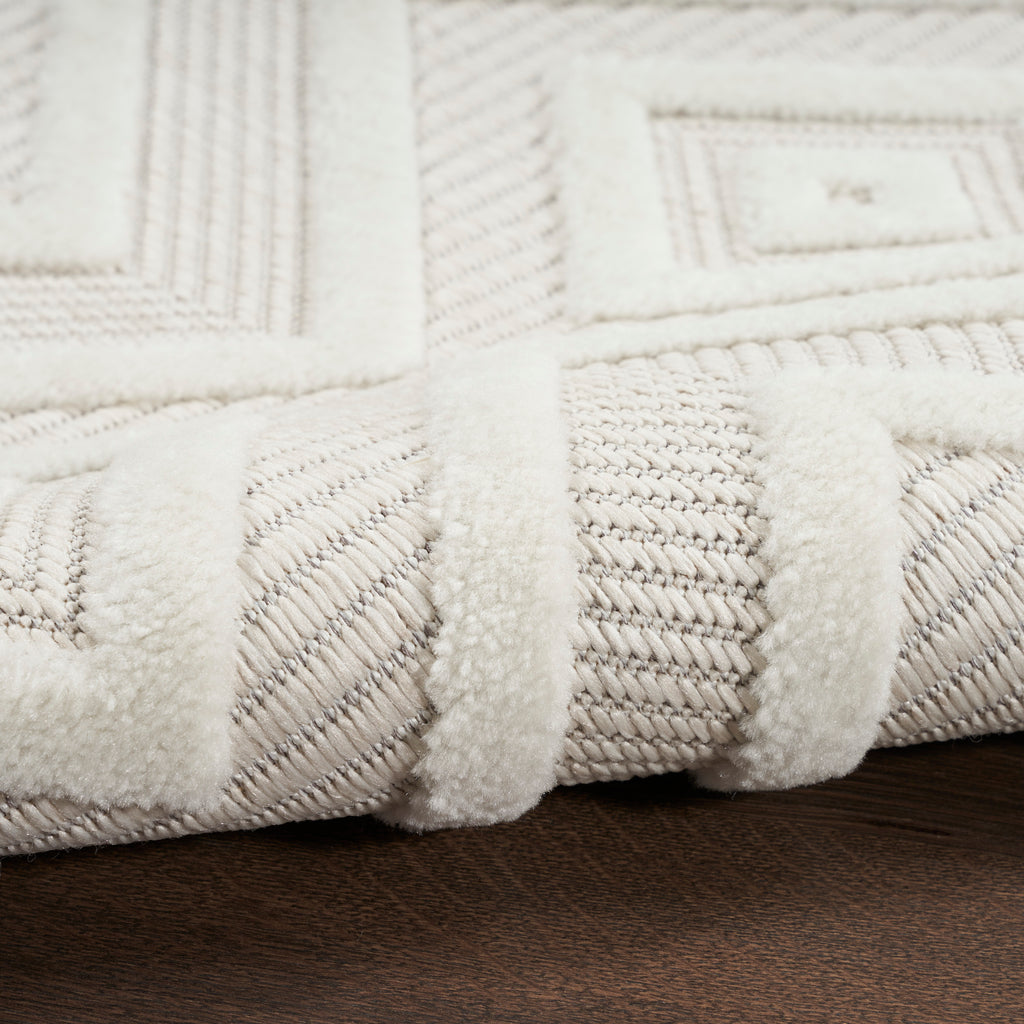 nourison versatile nrv01 ivory white rug