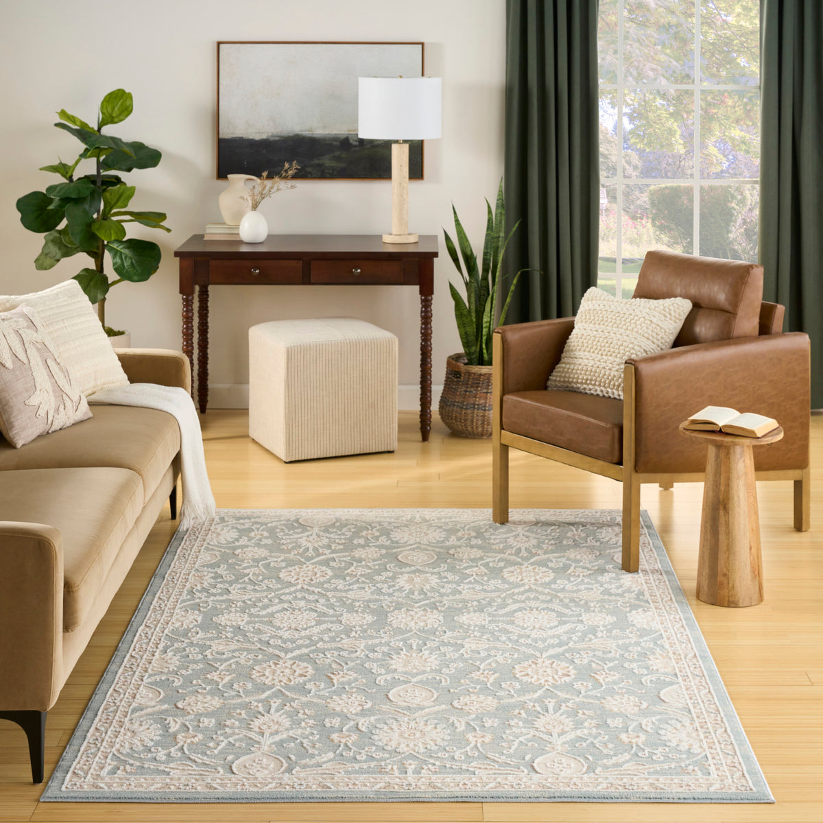 nourison isla isl01 blue rug
