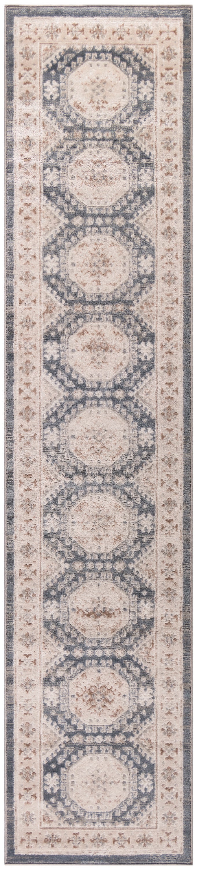 nourison serenity home srh01 ivory blue rug