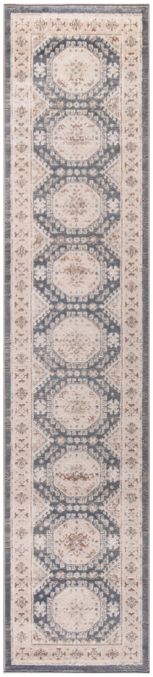 nourison serenity home srh01 ivory blue rug