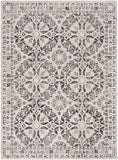 Hauteloom Megargel MEG Charcoal Machine Made Polypropylene Rug