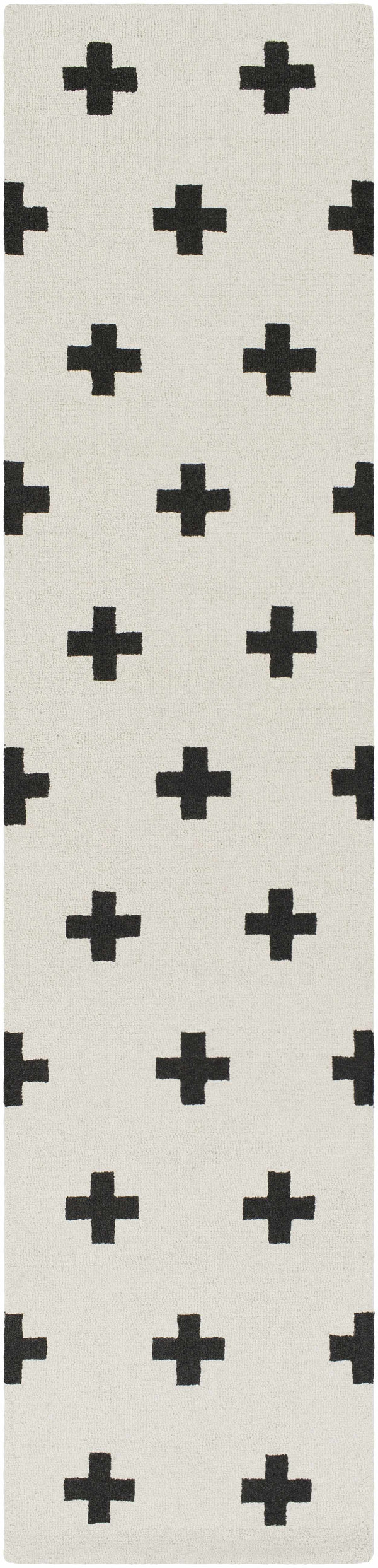 Hauteloom Meltham MELT Black Hand Tufted Wool Rug