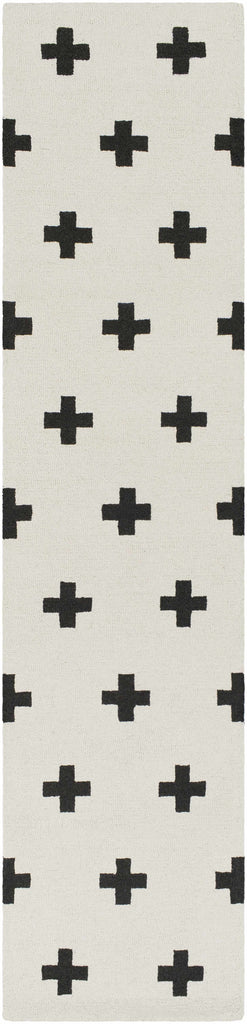 Hauteloom Meltham MELT Black Hand Tufted Wool Rug