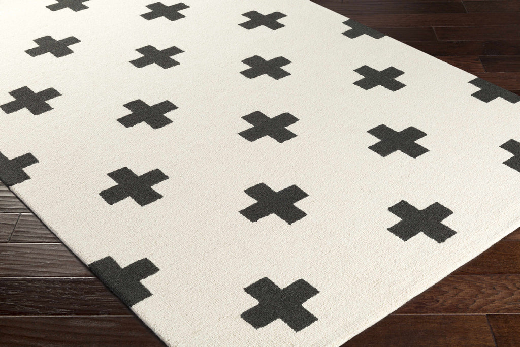 Hauteloom Meltham MELT Black Hand Tufted Wool Rug