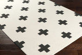 Hauteloom Meltham MELT Black Hand Tufted Wool Rug