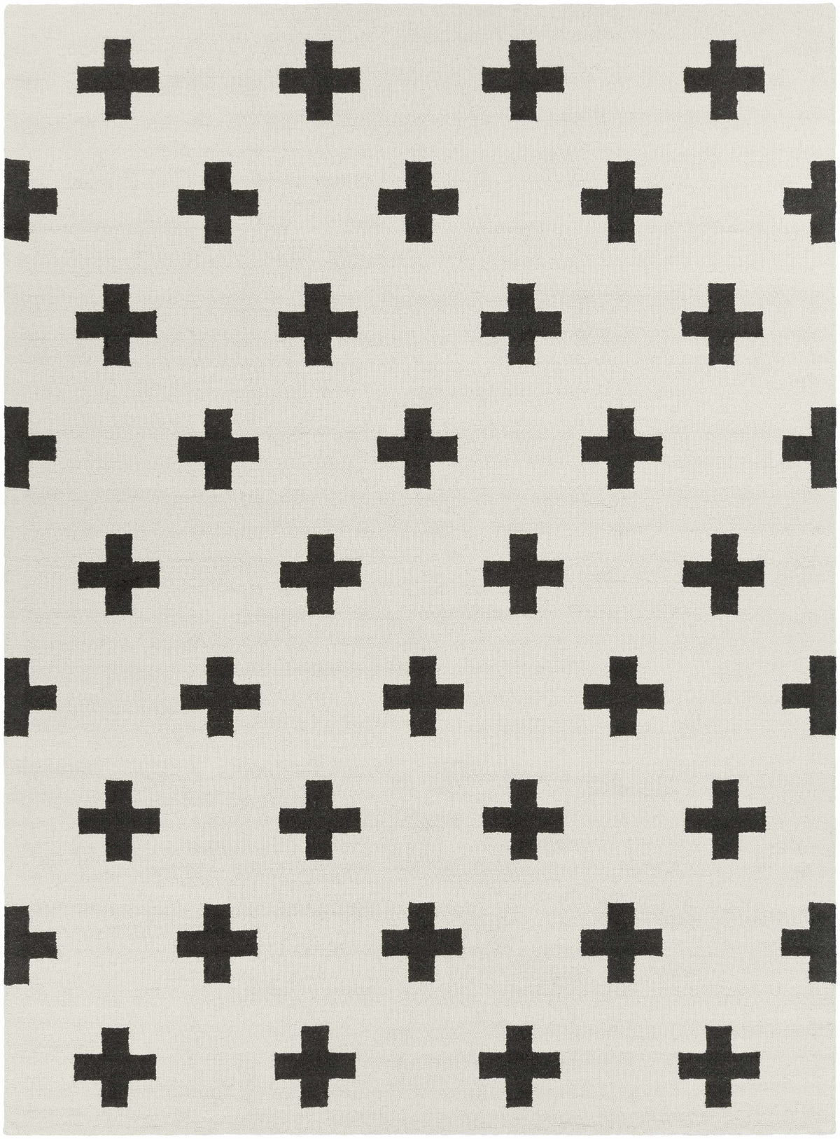 Hauteloom Meltham MELT Black Hand Tufted Wool Rug