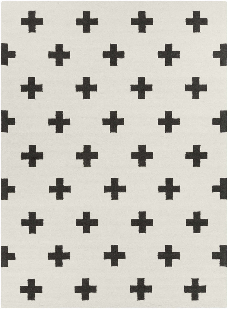 Hauteloom Meltham MELT Black Hand Tufted Wool Rug