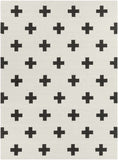 Hauteloom Meltham MELT Black Hand Tufted Wool Rug