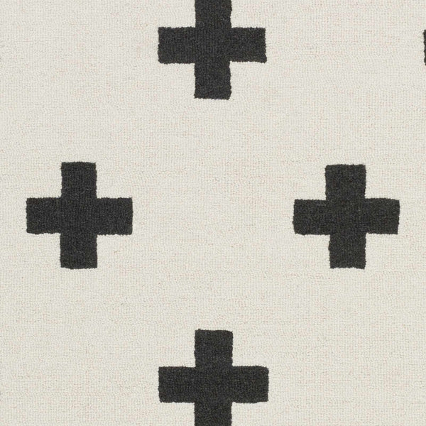 Hauteloom Meltham MELT Black Hand Tufted Wool Rug