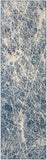 nourison exhale exl02 navy ivory rug