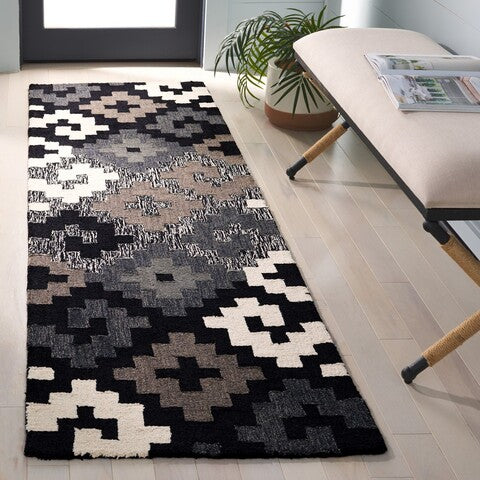 safavieh clearance metro met380z black rug