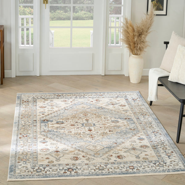 nourison pardis prd02 blue taupe rug