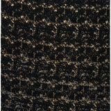 nourison cozy shimmer csh01 black gold rug
