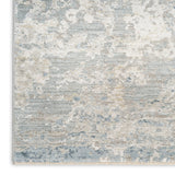 nourison envy evv01 blue silver rug