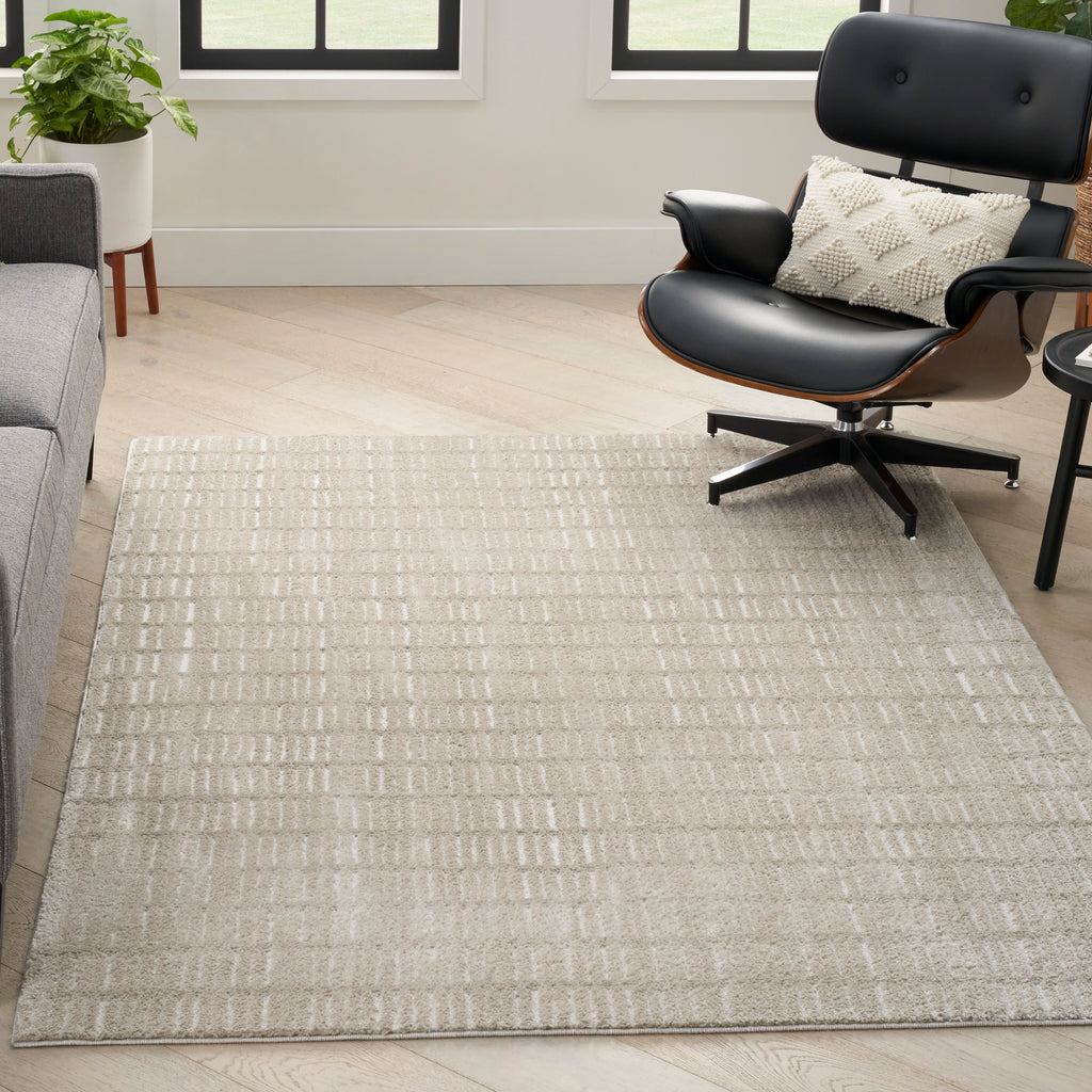 nourison modern comfort mnc03 grey ivory rug