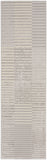 nourison brushstrokes bsk04 silver grey rug