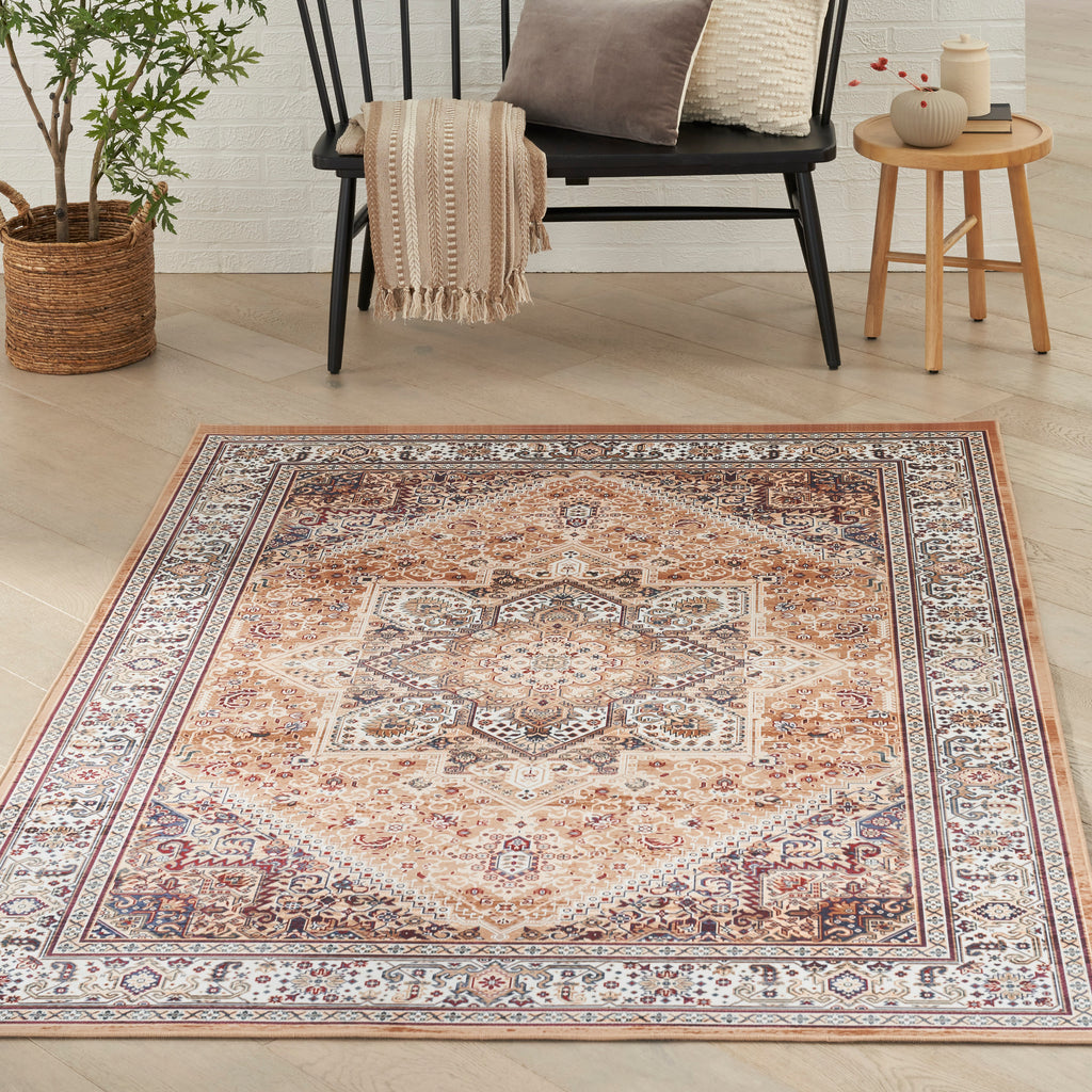 nourison vintage home vnh01 gold rug