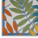 nourison aloha alh18 ivory multi rug