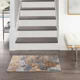 nourison silk shadows sha23 beige blue rug