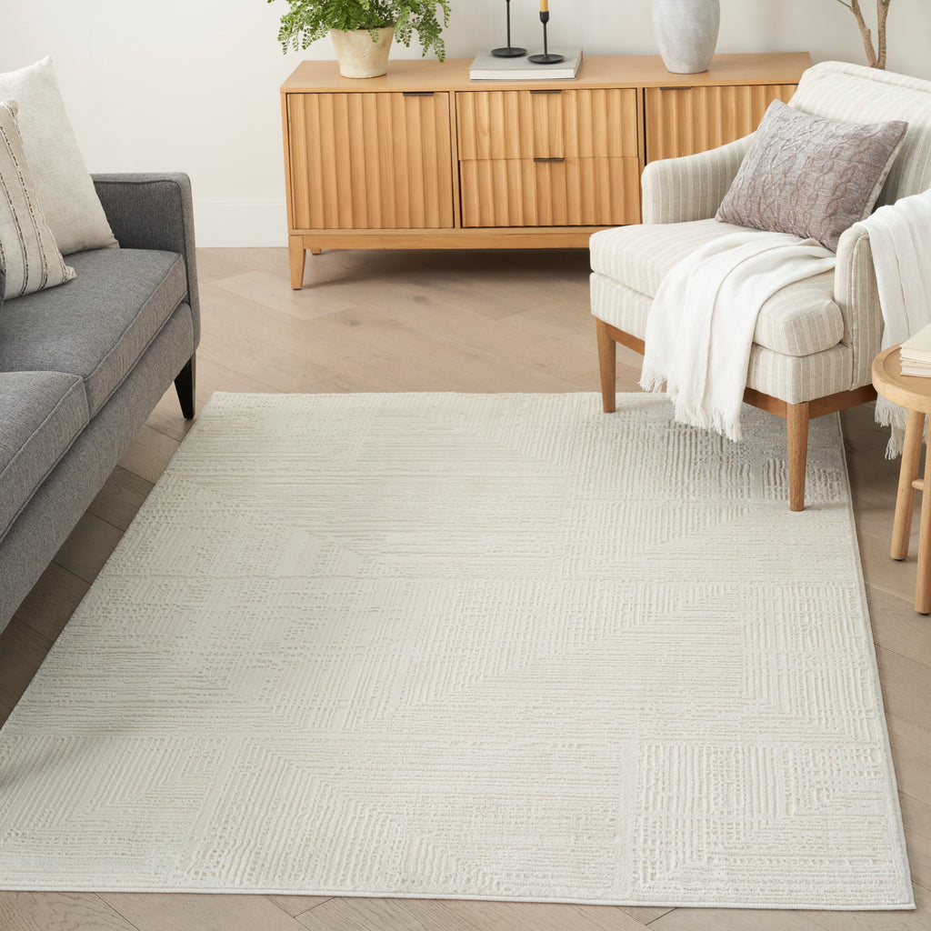 nourison sustainable trends sut07 ivory rug