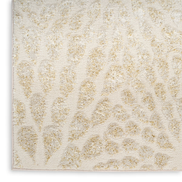 nourison ambiance ami02 ivory gold rug
